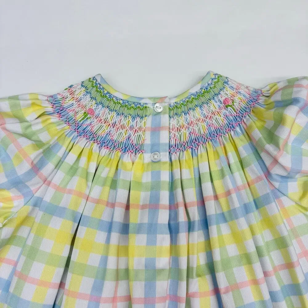 NWT Ruth & Ralph Size 6 Pastel Plaid Helen Dress
